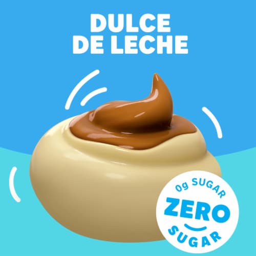 Jell-O Dulce de Leche Sugar Free Pudding Cups Snack Perspective: left