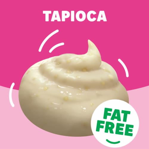 Jell-O Tapioca Fat Free Pudding Cups Snack Perspective: left