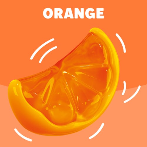 Jell-O Original Orange Jello Cups Gelatin Snack Perspective: left