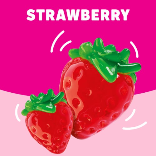 Jell-O Original Strawberry Jello Cups Gelatin Snack Perspective: left