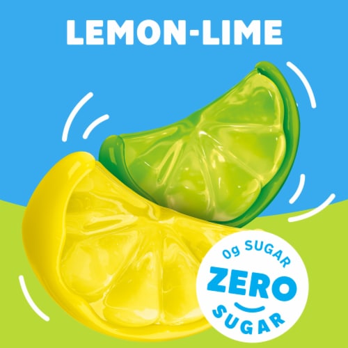 Jell-O Lemon-Lime Sugar Free Jello Cups Gelatin Snack Perspective: left