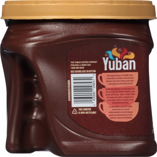 Yuban Dark Roast Premium Ground Coffee Perspective: left