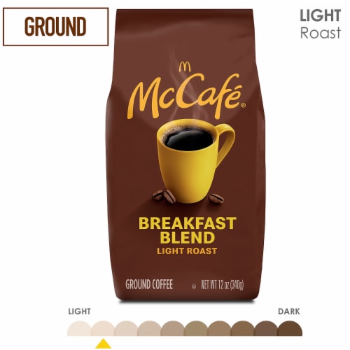 McCafe Breakfast Blend Light Roast Ground Coffee Perspective: left
