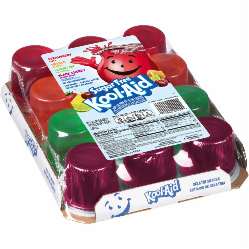 Kool Aid Sugar Free Gelatin Snacks 12 Count/3 13 Oz Kroger