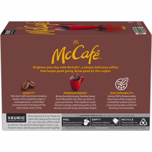 McCafé® Premium Roast Medium Roast K-Cup Coffee Pods Perspective: left