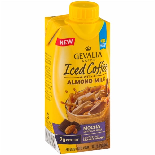 Gevalia Mocha Iced Coffee Ready-to-Drink Beverage Perspective: left