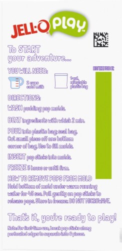 Jell-O Pudding Pops Chocolate and Vanilla Instant Pudding Kit Perspective: left