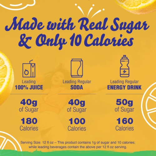Crystal Light Pure Lemonade Naturally Flavored Powdered Drink Mix Perspective: left