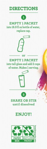 Crystal Light Pure Tropical Blend Drink Mix Perspective: left