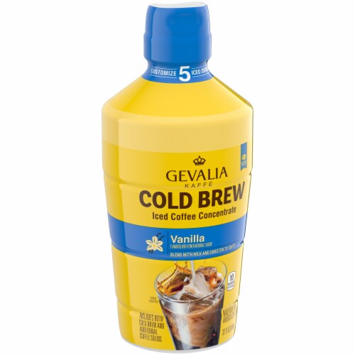 Gevalia Vanilla Cold Brew Coffee Concentrate Perspective: left