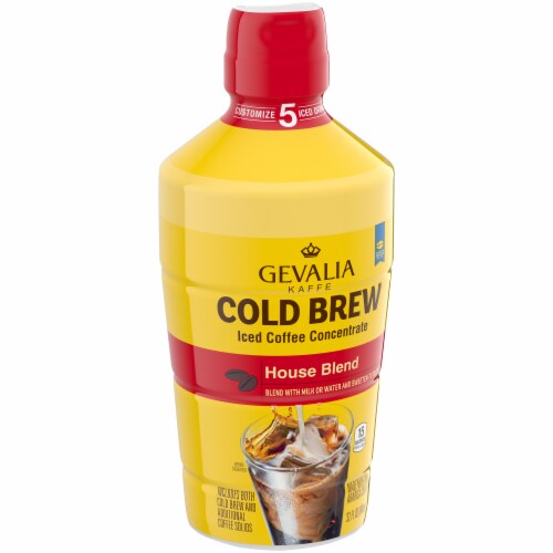 Gevalia House Blend Cold Brew Coffee Concentrate Perspective: left