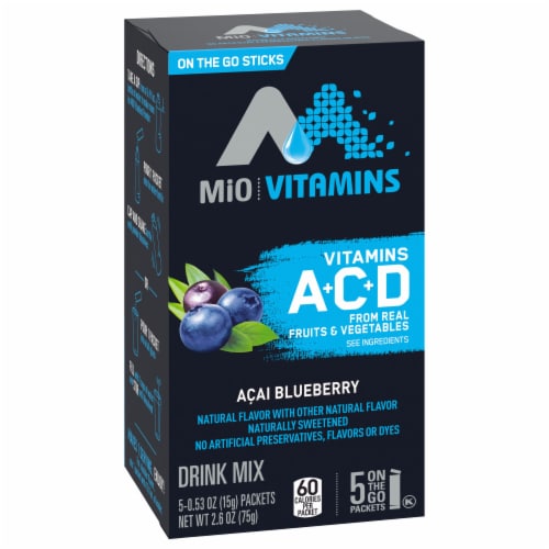 Mio On-The-Go Powdered Drink Mix Perspective: left