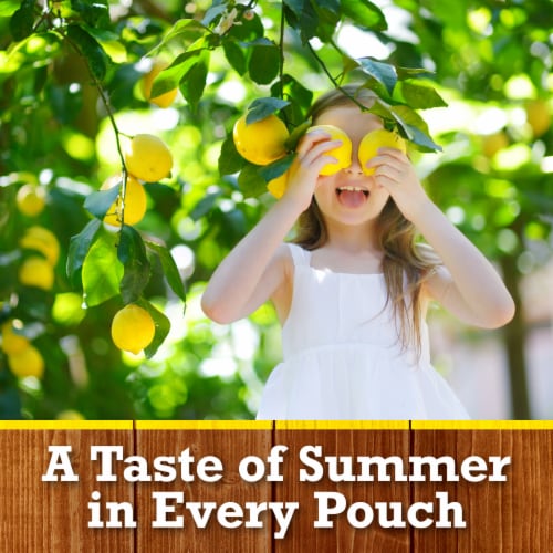 Country Time Lemonade Ready to Drink Flavored Drink Pouches Perspective: left