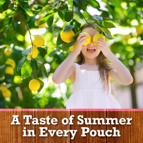 Country Time Strawberry Lemonade Flavored Drink Pouches Perspective: left