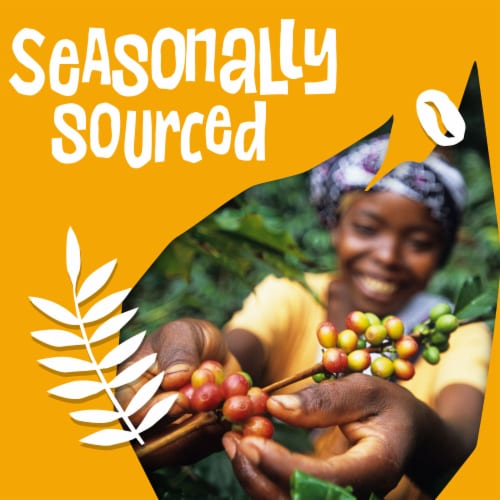Ethical Bean Sweet Espresso Medium Dark Roast Fairtrade Organic Ground Coffee, Bag Perspective: left
