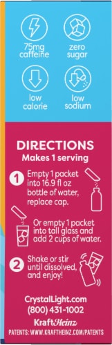 Crystal Light Fruit Punch Drink Mix Perspective: left
