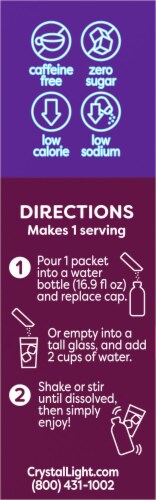 Crystal Light Liquid Concentrate Drink Mix Perspective: left