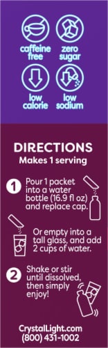 Crystal Light Liquid Concentrate Drink Mix Perspective: left
