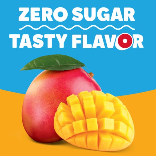 Jell-O Zero Sugar Mango Sabroso with Other Natural Flavor Ready-to-Eat Pudding Snack Cups Perspective: left