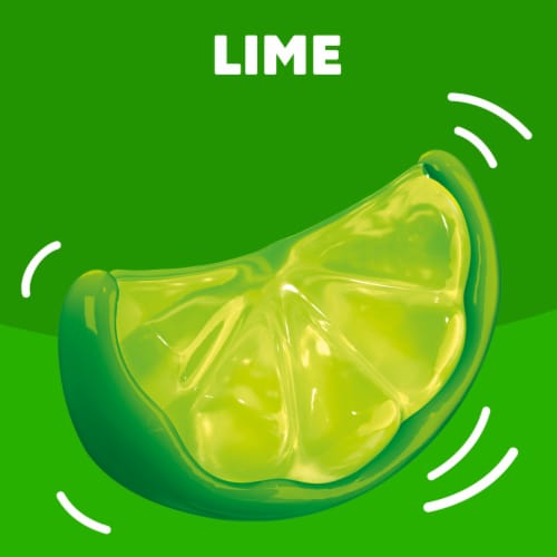 Jell-O Lime Artificially Flavored Gelatin Dessert Mix, Box Perspective: left