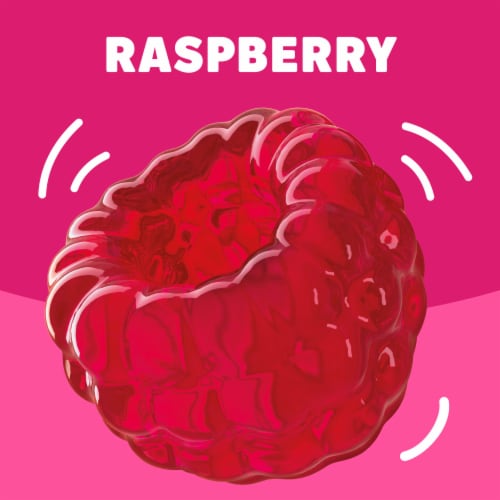 Jell-O Raspberry Gelatin Dessert Mix Perspective: left