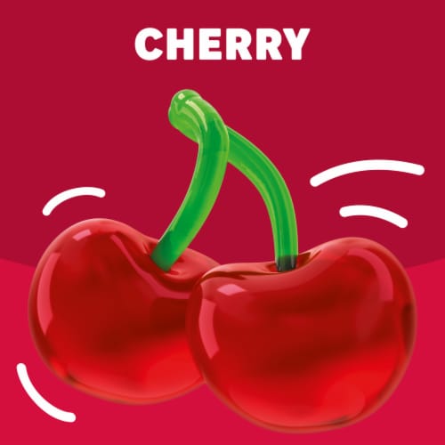 Jell-O Cherry Gelatin Dessert Mix Perspective: left