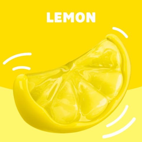 Jell-O Lemon Gelatin Dessert Mix Perspective: left