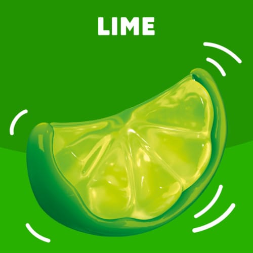 Jell-O Lime Artificially Flavored Gelatin Dessert Mix, Family Size, Box Perspective: left