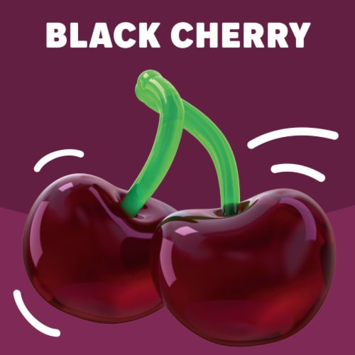 Jell-O Black Cherry Gelatin Dessert Mix Perspective: left