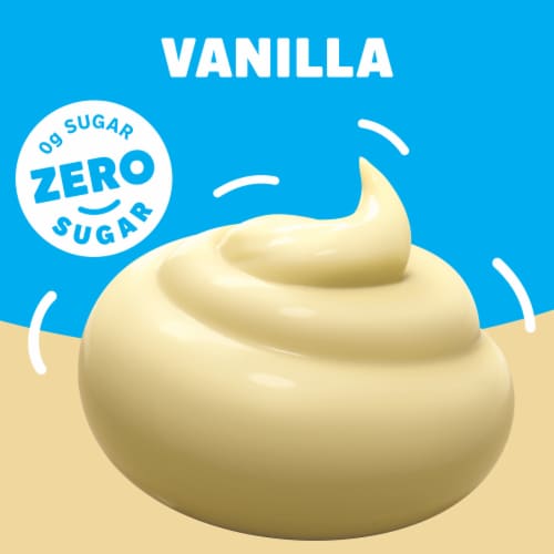 JELL-O Zero Sugar Vanilla Flavor Instant Pudding & Pie Filling, Box Perspective: left