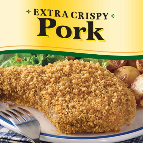 Oven Fry Extra Crispy Seasoned Coating Mix for Pork Perspective: left