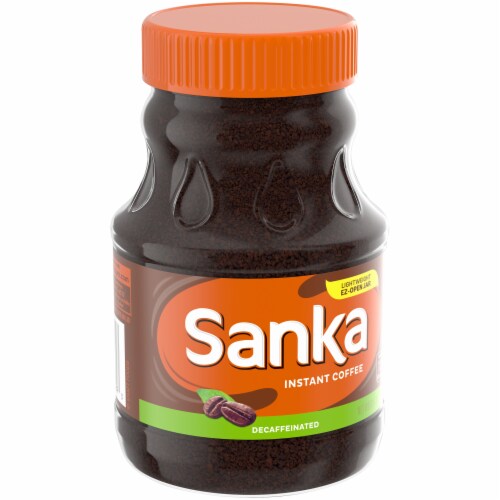 Sanka Instant Decaffeinated Coffee Perspective: left