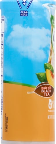 Crystal Light Peach Tea Drink Mix Perspective: left