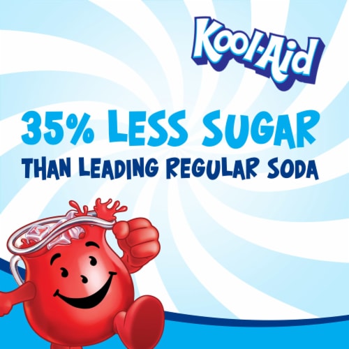 Kool-Aid Tropical Punch Drink Mix Canister Perspective: left