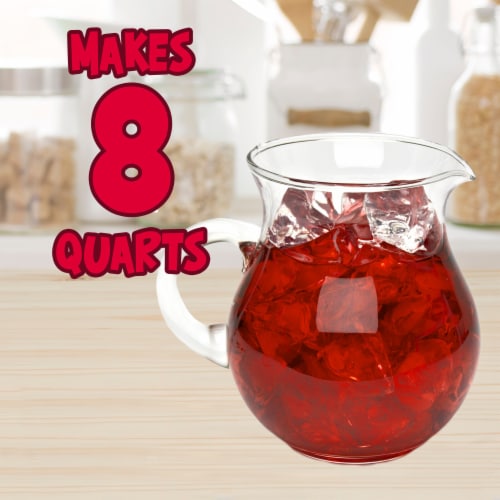 Kool-Aid Cherry Drink Mix Canister Perspective: left
