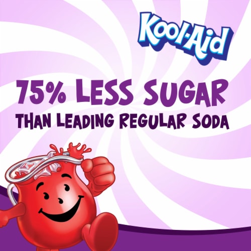 Kool Aid Bursts Grape Kids Drink Perspective: left