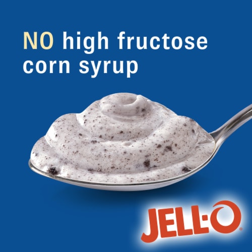 Jell-O Oreo Cookies 'n Creme Instant Pudding & Pie Filling Mix, Box Perspective: left