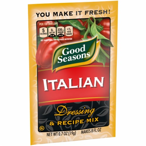 Good Seasons Italian Salad Dressing & Recipe Mix Packet Perspective: left