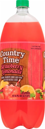 Country Time Strawberry Lemonade Perspective: left