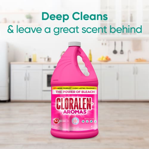 Cloralen Household Cleaning Scented Bleach - Floral Fantasy Perspective: left