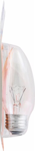 GE Crystal Clear 40-Watt B-Type Ceiling Fan Light Bulbs Perspective: left