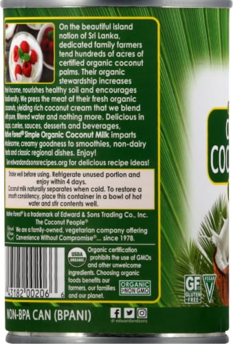 Native Forest Organic Unsweetened Coconut Milk Simple