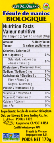 Let's Do Organic Tapioca Starch Perspective: left