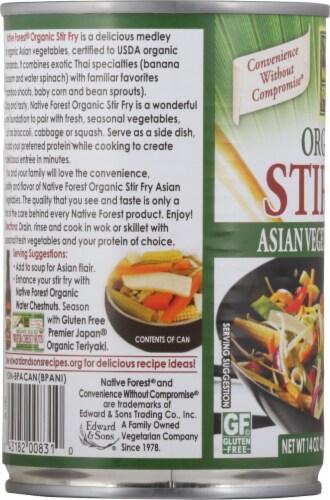 Native Forest Organic Stir Fry Asian Vegetable Medley Perspective: left