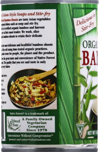 Native Forest® Organic Sliced Bamboo Shoots Perspective: left
