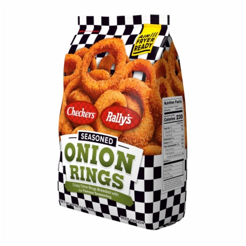 Checker's® and Rally's® Seasoned Onion Rings Perspective: left