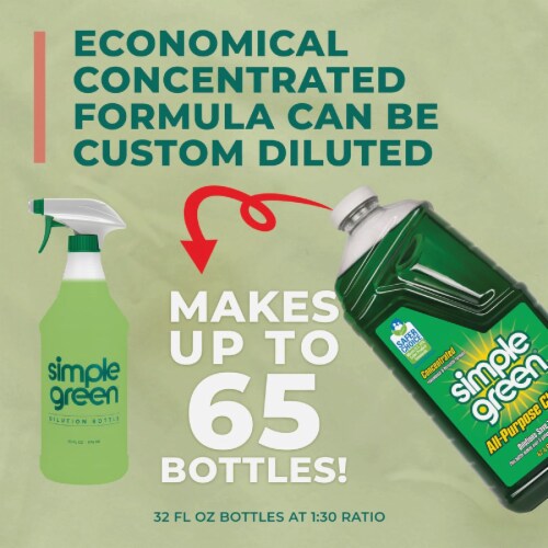 Simple Green® All-Purpose Concentrated Cleaner Refill Bottle Perspective: left