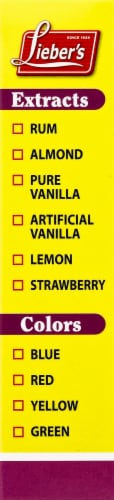 Lieber's Pure Vanilla Extract Perspective: left