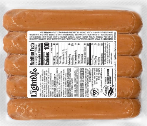 Lightlife Smart Dogs® Plant-Based Vegan Jumbo Hot Dogs