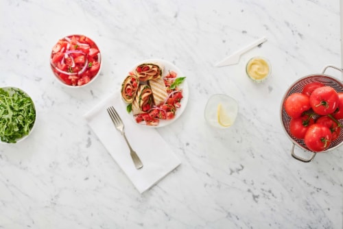 Lightlife Smart Deli® Plant-Based Vegan Bologna Perspective: left